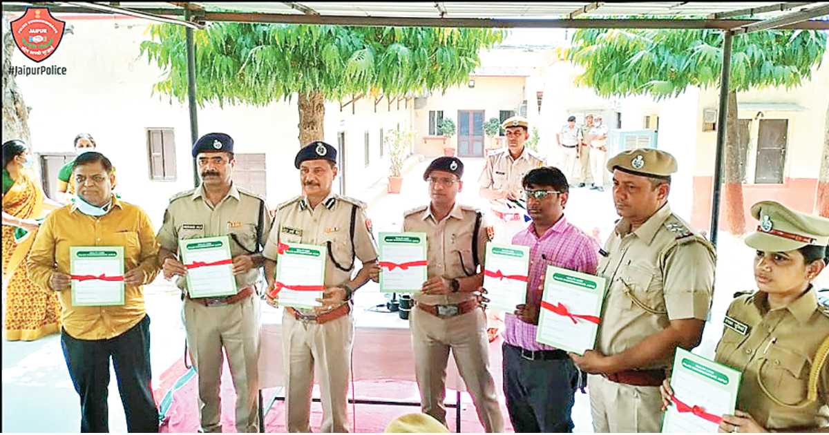 Health cards issued to cops to keep Health data online in Jaipur